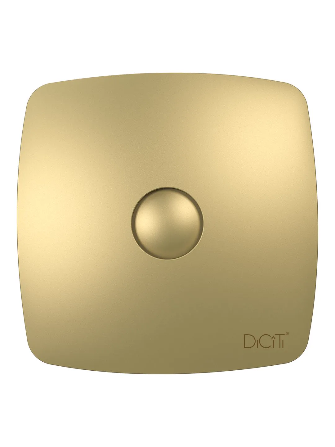 Вентилятор накладной RIO D125 обр.клапан шампань DICITI