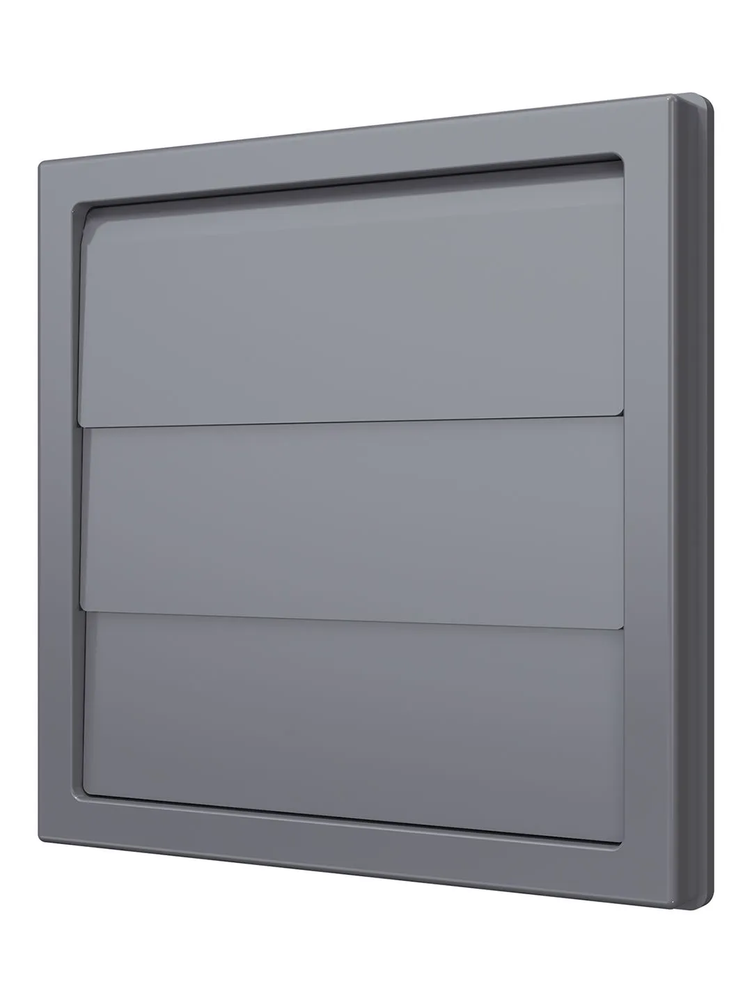 Выход стенной КФ фланец D125 жалюзи 150x150 ASA Gray ERA